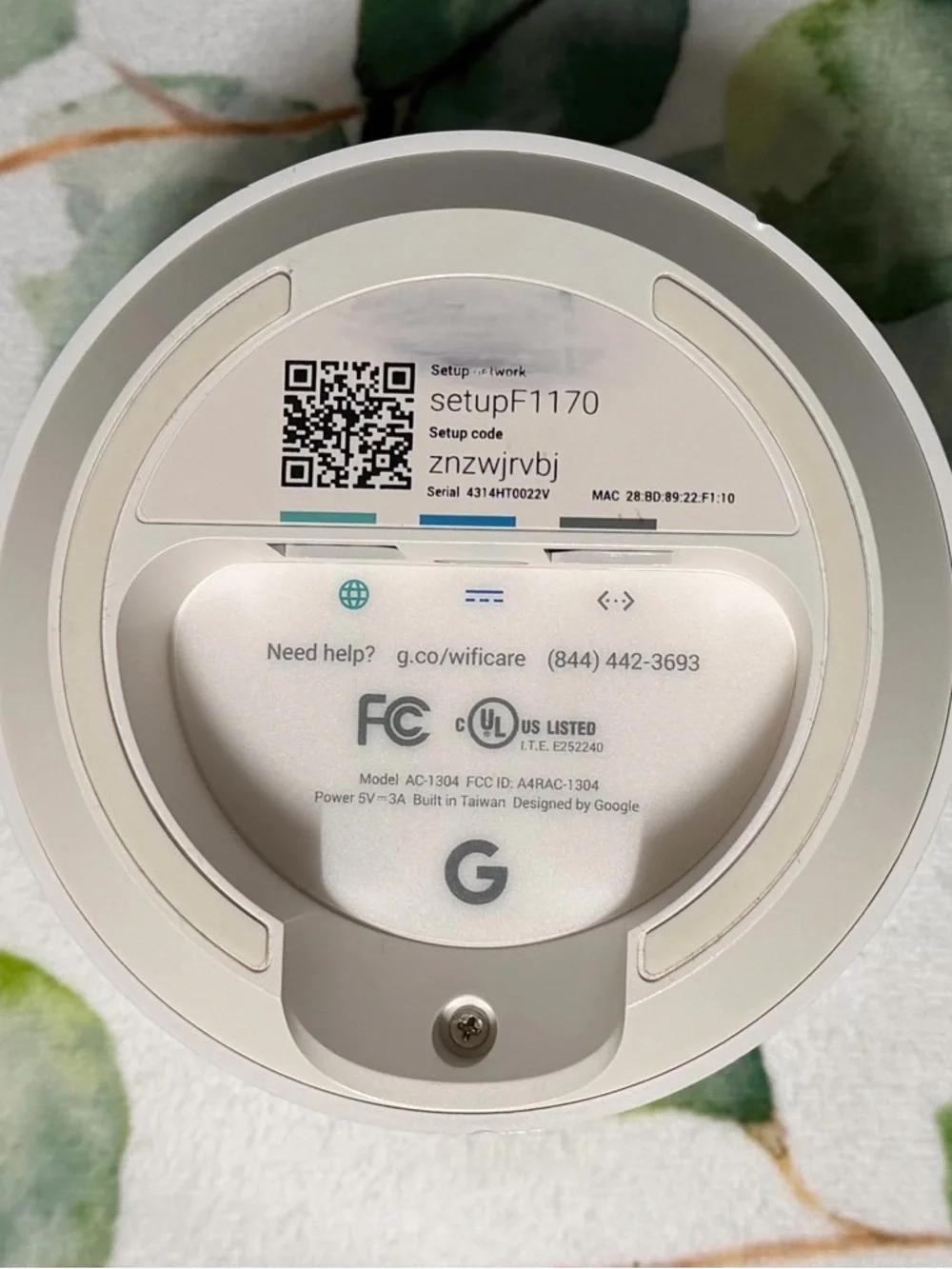 google Nest Wifi Point - White